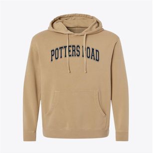 Potters Road Elementary School Varsity Arch Pigment-Dyed Hoodie