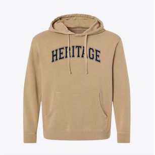 Heritage Christian Academy Varsity Arch Pigment-Dyed Hoodie