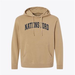 Nations Ford Elementary School Varsity Arch Pigment-Dyed Hoodie