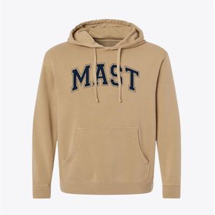 Mast School Varsity Arch Pigment-Dyed Hoodie