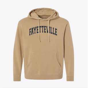 Fayetteville High School Varsity Arch Pigment-Dyed Hoodie