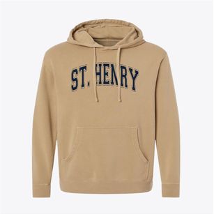 Saint Henry Middle School Varsity Arch Pigment-Dyed Hoodie