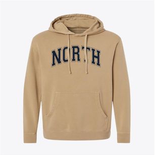 North Elementary School Varsity Arch Pigment-Dyed Hoodie