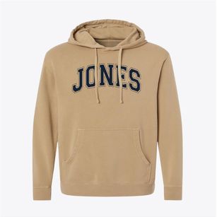 Jones Middle School Varsity Arch Pigment-Dyed Hoodie