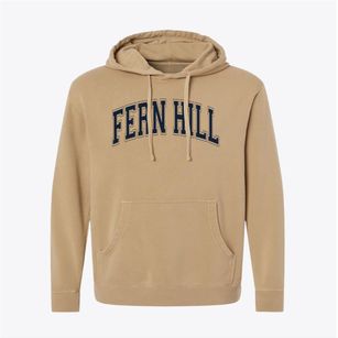 Fern Hill Elementary School Varsity Arch Pigment-Dyed Hoodie