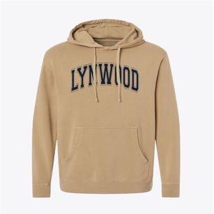 Lynwood Middle School Varsity Arch Pigment-Dyed Hoodie