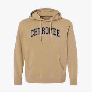 Cherokee Middle School Varsity Arch Pigment-Dyed Hoodie