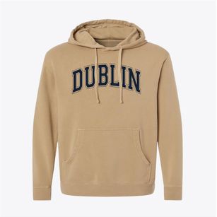 Dublin Intermediate School Varsity Arch Pigment-Dyed Hoodie