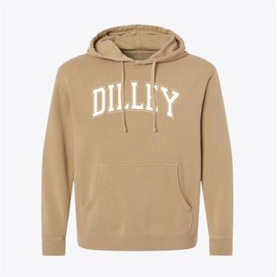 Dilley High School Varsity Arch Pigment-Dyed Hoodie