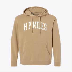 H P Miles Middle School Varsity Arch Pigment-Dyed Hoodie