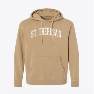 Saint Theresa's Elementary School Varsity Arch Pigment-Dyed Hoodie