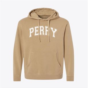 Perry Middle School Varsity Arch Pigment-Dyed Hoodie