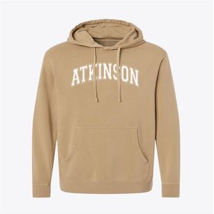 Atkinson Elementary School Varsity Arch Pigment-Dyed Hoodie