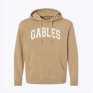 Gables Elementary School Varsity Arch Pigment-Dyed Hoodie