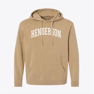 Henderson High School Varsity Arch Pigment-Dyed Hoodie