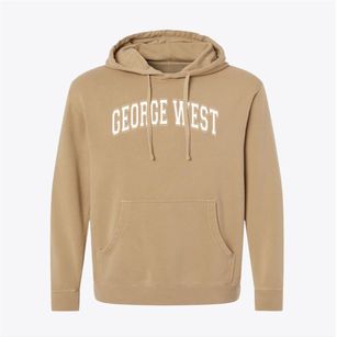 George West Junior High School Varsity Arch Pigment-Dyed Hoodie
