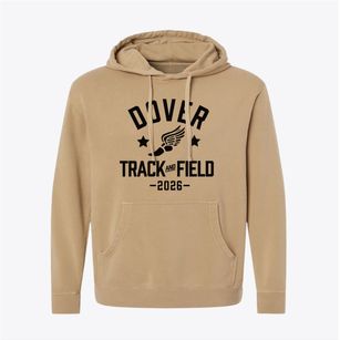 Dover School Track and Field Pigment-Dyed Hoodie