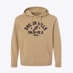 Shiloh Hills Elementary School Track and Field Pigment-Dyed Hoodie
