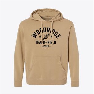 Woodridge Elementary School Track and Field Pigment-Dyed Hoodie