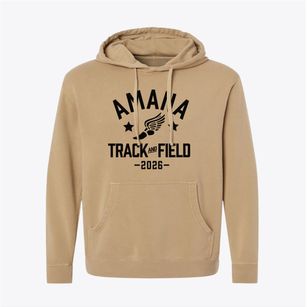 Amana Academy Track and Field Pigment-Dyed Hoodie