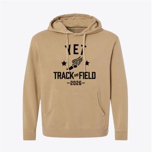 Yet Academy Track and Field Pigment-Dyed Hoodie