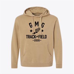 G M G Elementary School Track and Field Pigment-Dyed Hoodie