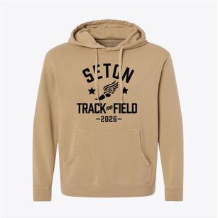Seton Catholic School Track and Field Pigment-Dyed Hoodie