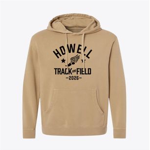 Howell Elementary School Track and Field Pigment-Dyed Hoodie