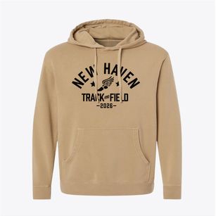 New Haven Elementary School Track and Field Pigment-Dyed Hoodie