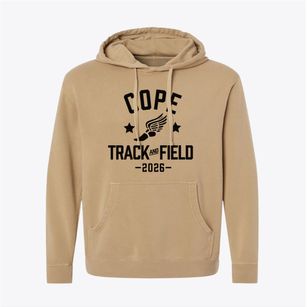 Cope Middle School Track and Field Pigment-Dyed Hoodie