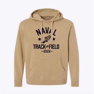 Naval Academy Primary School Track and Field Pigment-Dyed Hoodie