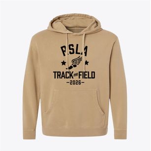 Redford Service Learning Academy Track and Field Pigment-Dyed Hoodie