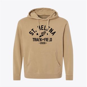 St Helena Parish Track and Field Pigment-Dyed Hoodie