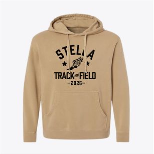 Stella Maris Regional School Track and Field Pigment-Dyed Hoodie