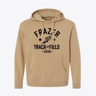 Frazer Elementary School Track and Field Pigment-Dyed Hoodie