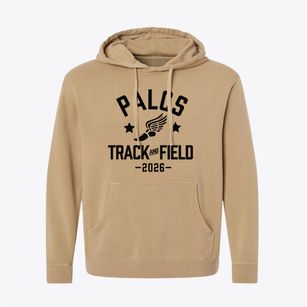 Pa Leaderhip Charter School Track and Field Pigment-Dyed Hoodie