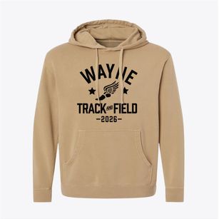 Wayne Middle School Track and Field Pigment-Dyed Hoodie