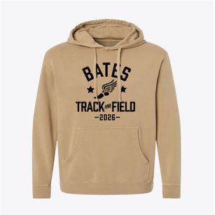 Bates Middle School Track and Field Pigment-Dyed Hoodie