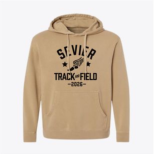 Sevier Middle School Track and Field Pigment-Dyed Hoodie