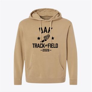 Oak Cliff Special Education Center Track and Field Pigment-Dyed Hoodie