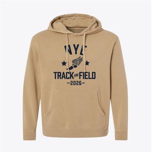 Nye Elementary School Track and Field Pigment-Dyed Hoodie