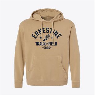 Ernestine C Reems Academy Track and Field Pigment-Dyed Hoodie