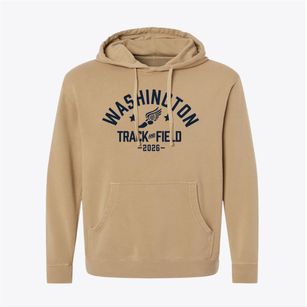 George Washington High School Track and Field Pigment-Dyed Hoodie