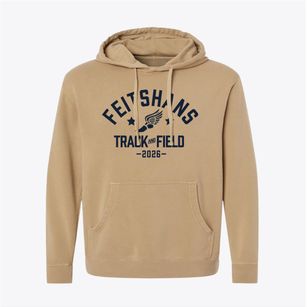 Feitshans High School Track and Field Pigment-Dyed Hoodie