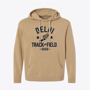 Delhi Elementary School Track and Field Pigment-Dyed Hoodie
