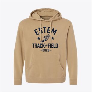 Estem High School Track and Field Pigment-Dyed Hoodie