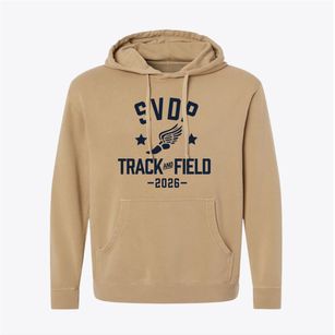 St. Vincent De Paul Elementary Track and Field Pigment-Dyed Hoodie