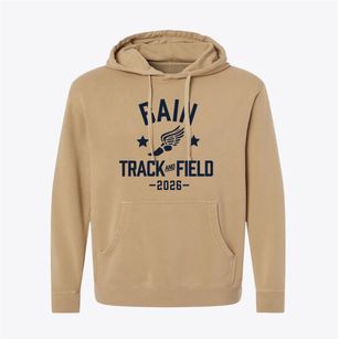 Bain Elementary School Track and Field Pigment-Dyed Hoodie