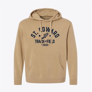 St Edward Parish Track and Field Pigment-Dyed Hoodie