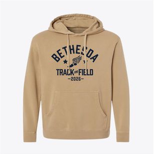 Bethesda Lutheran School Track and Field Pigment-Dyed Hoodie